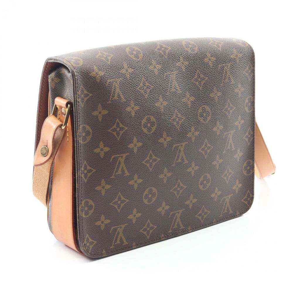 LOUIS VUITTON Authentic Brown Monogram Leather Shoulder Bag - Picture 2 of 11